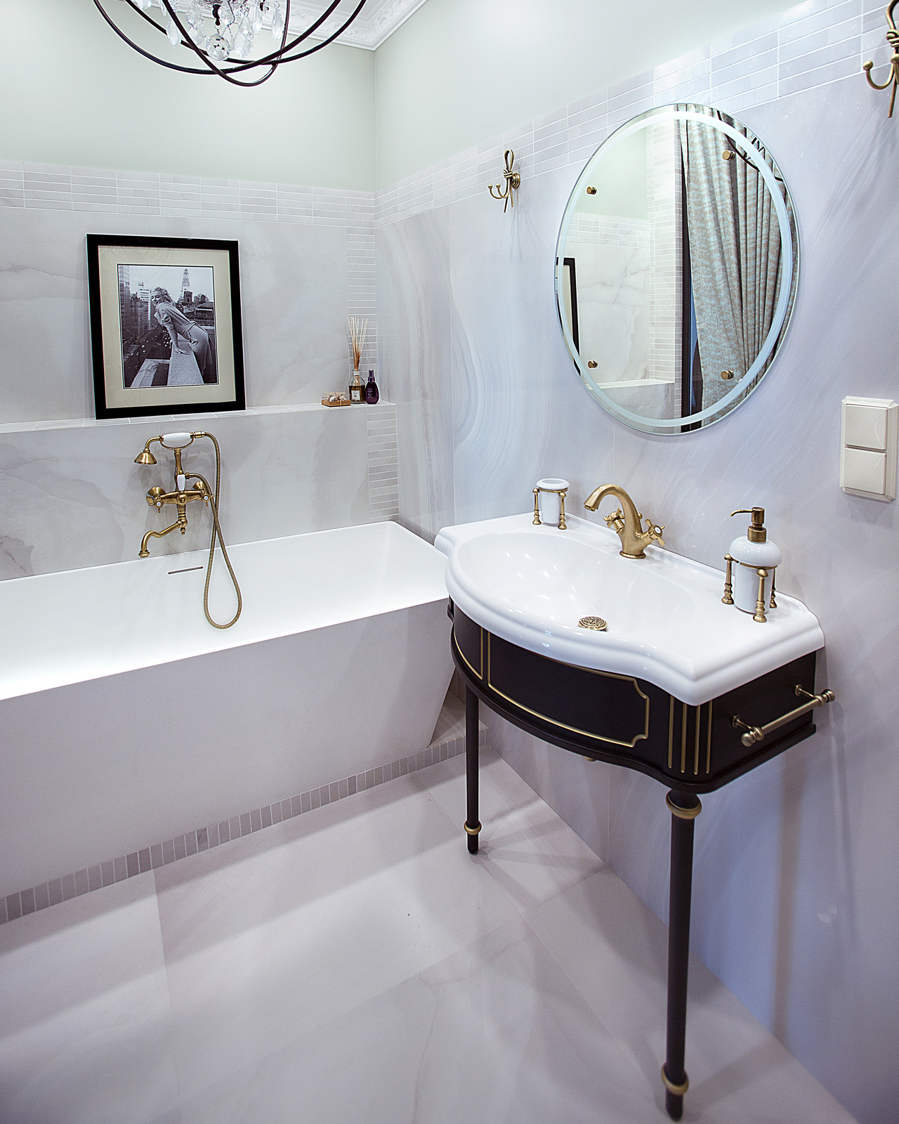 Трехкомнатная квартира с винтажными акцентами