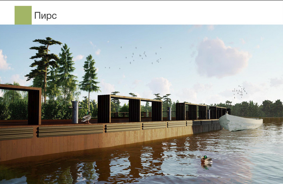 Эскизы проекта зоны отдыха