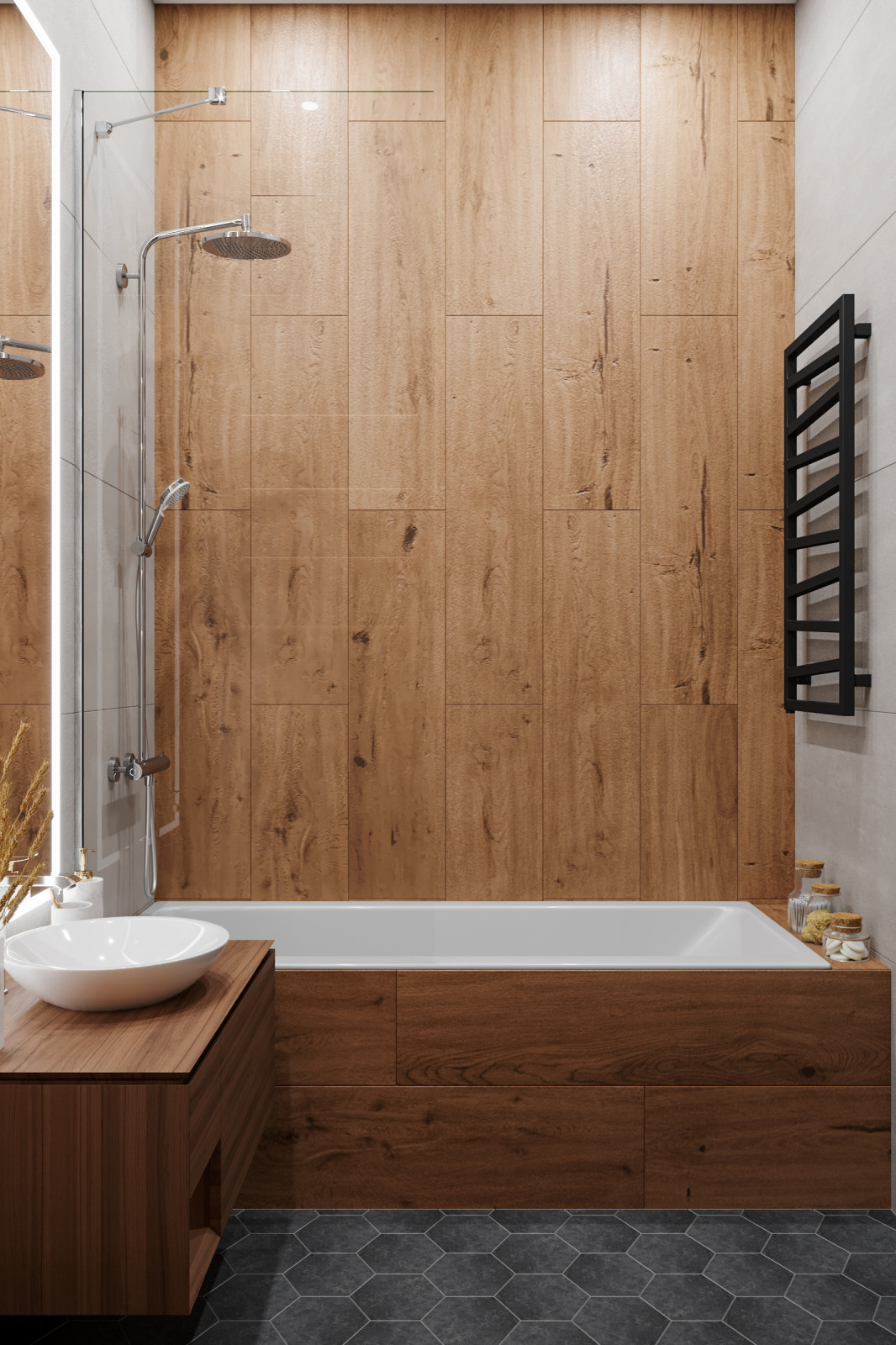 Квартира 132 кв.м. в современном стиле в ЖК "Ботанический сад LIFE".