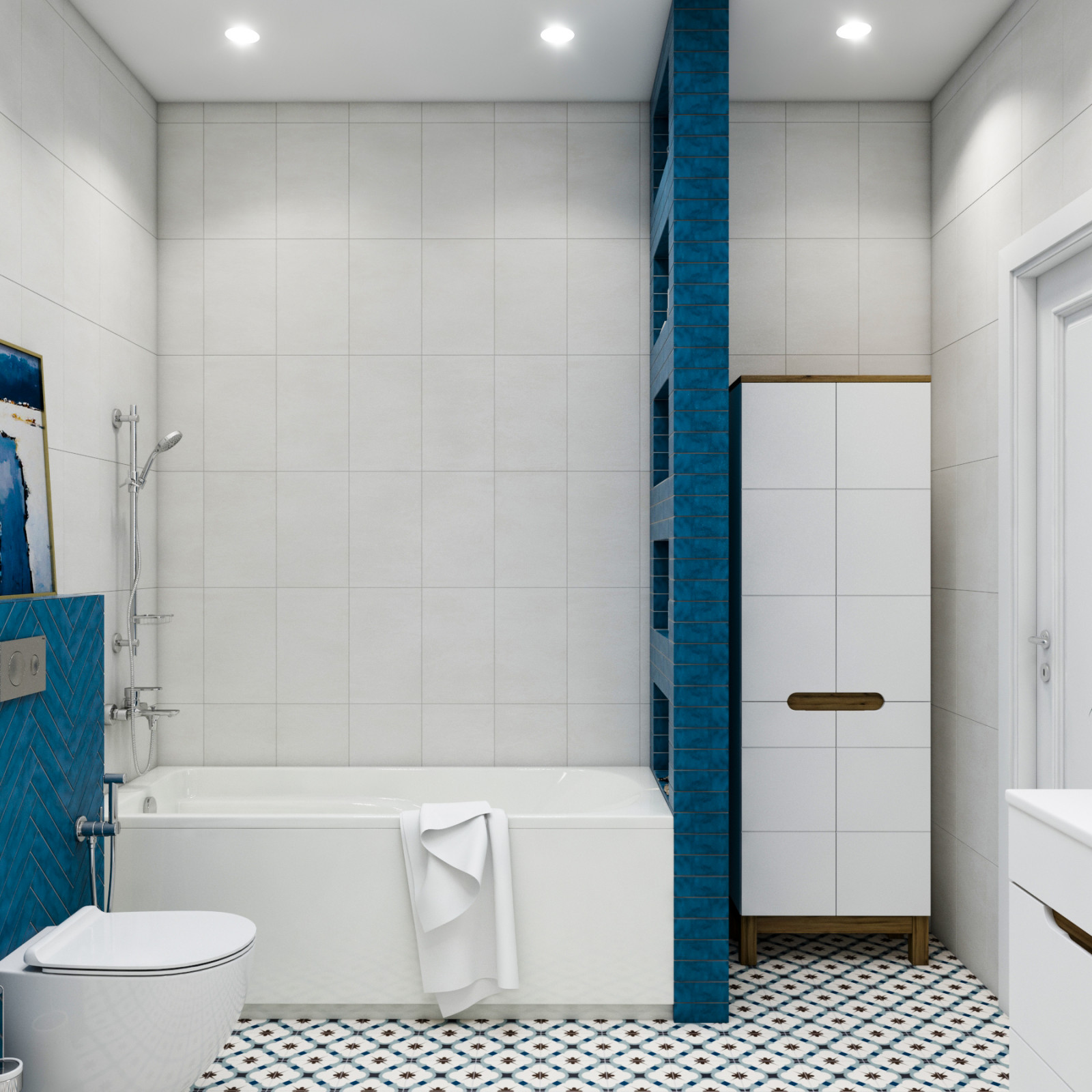 Готовый интерьер в частном доме г. Волгоград (Дизайн-проект)