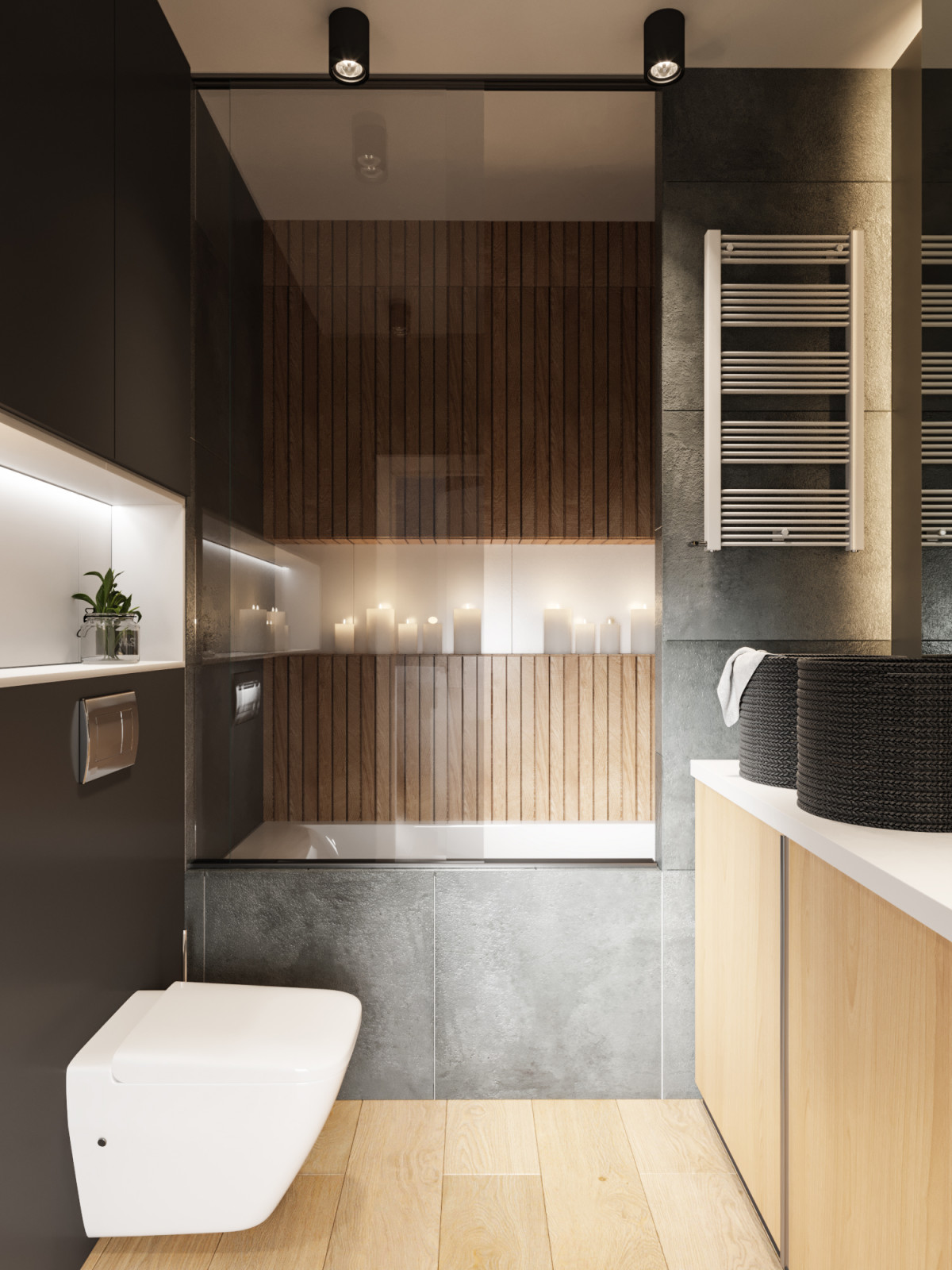 Двухкомнатная квартира 55 м.кв.