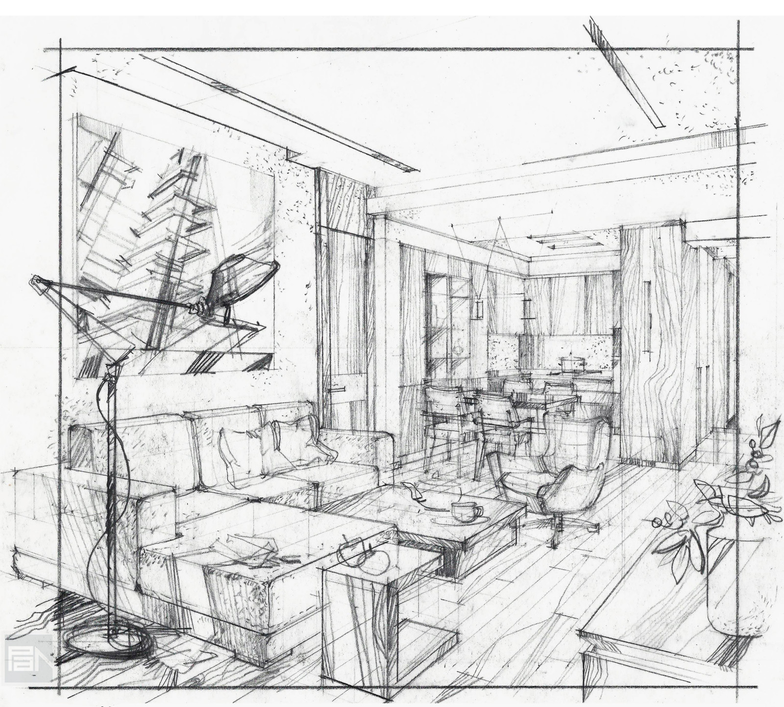 Дизайн-проект квартиры в ЖК "Фьюжн парк"