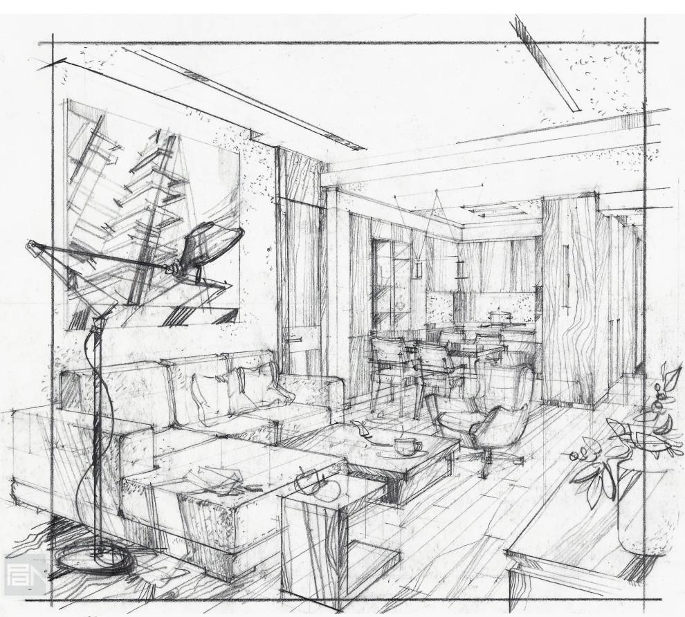 Дизайн-проект квартиры в ЖК "Фьюжн парк"