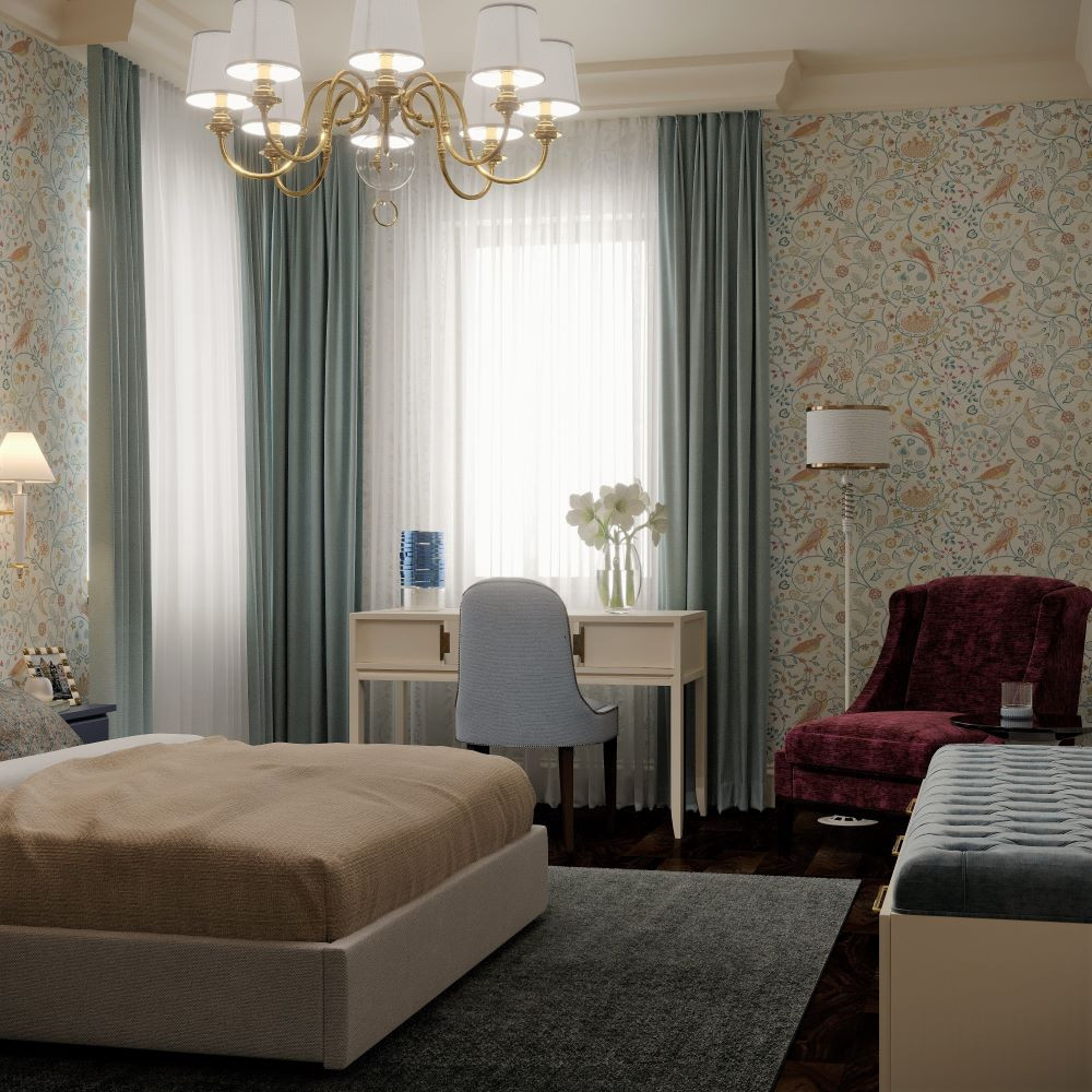 Спальня 21 кв.м