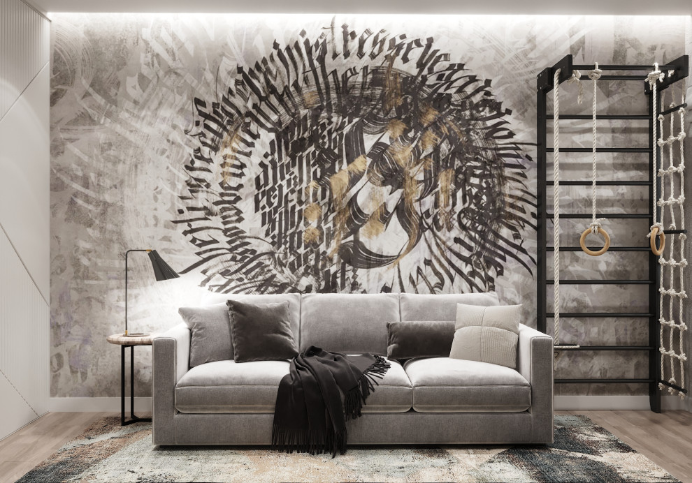 "Пудровые оттенки". Квартира 97 кв.м, ЖК "Левобережный"