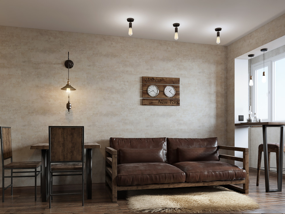 Однокомнатная квартире в стиле лофт