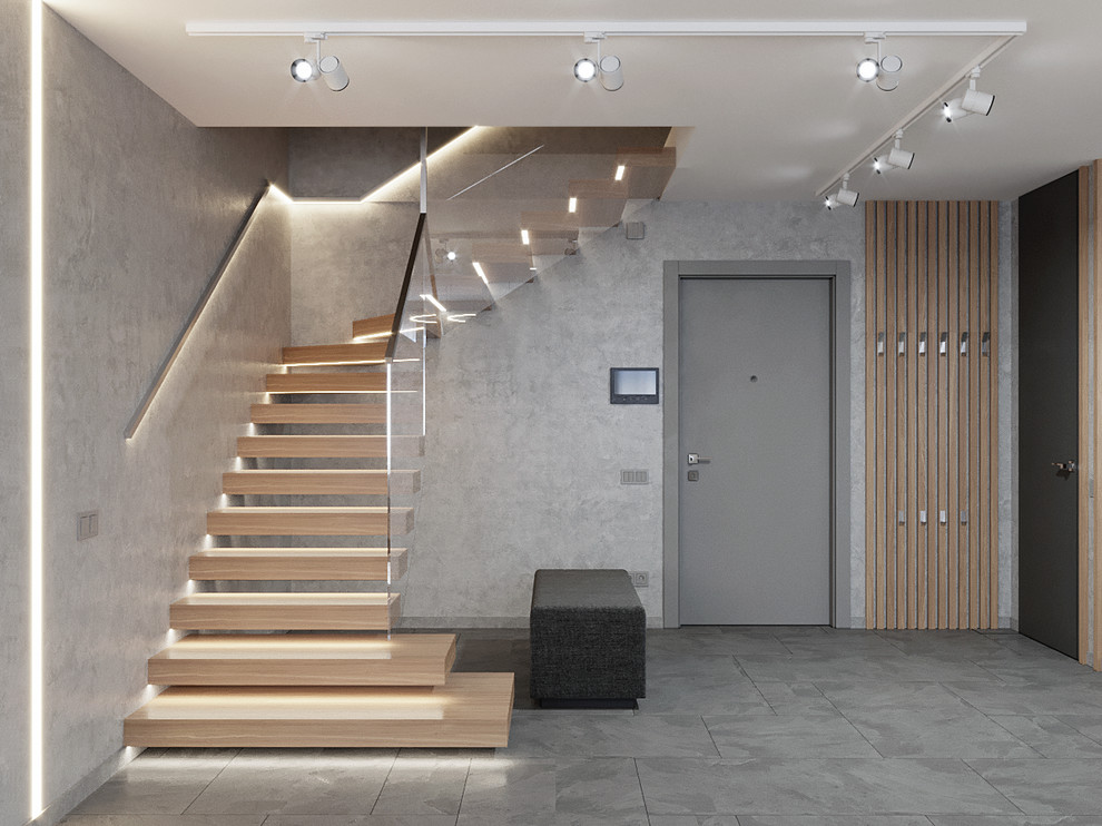 Бетон и дерево