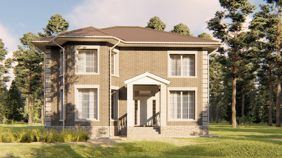 Дизайн фасадов индивидуального жилого дома