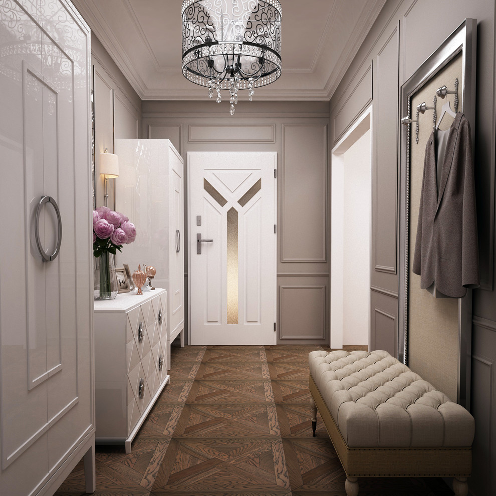 Обложка проекта: 1 комнатная квартира в стиле современный арт деко