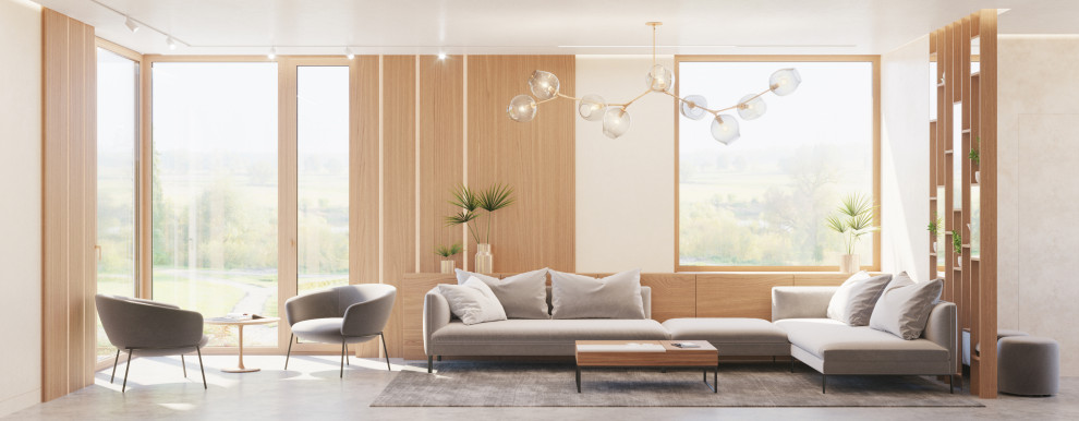 Дизайн общественных помещения дома в Подмосковье