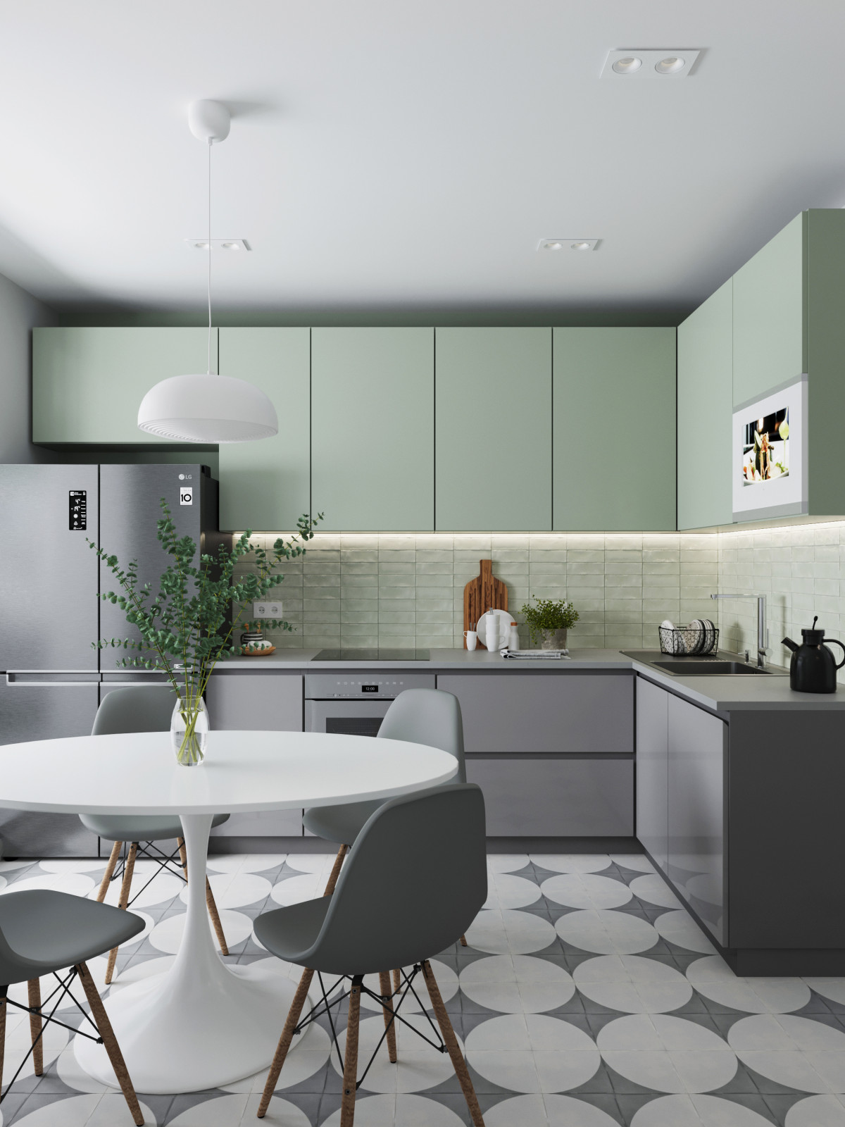 Квартира на Подмосковной. Площадь 74м2