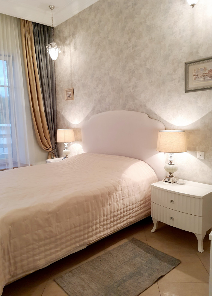 Обложка проекта: Спальня в мятных тонах