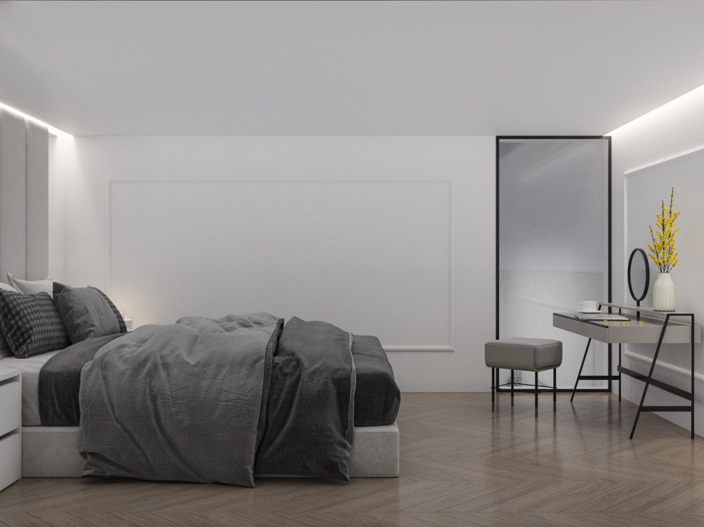 Интерьер квартиры-студии в ЖК Сосновка