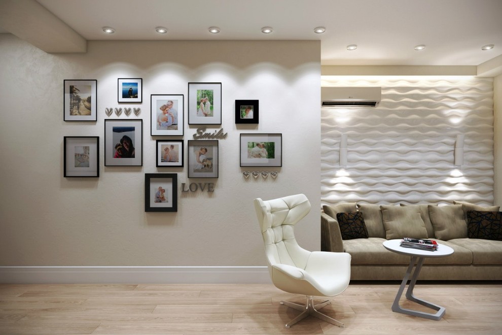 Дизайн трехкомнатной квартиры 85 кв.м.