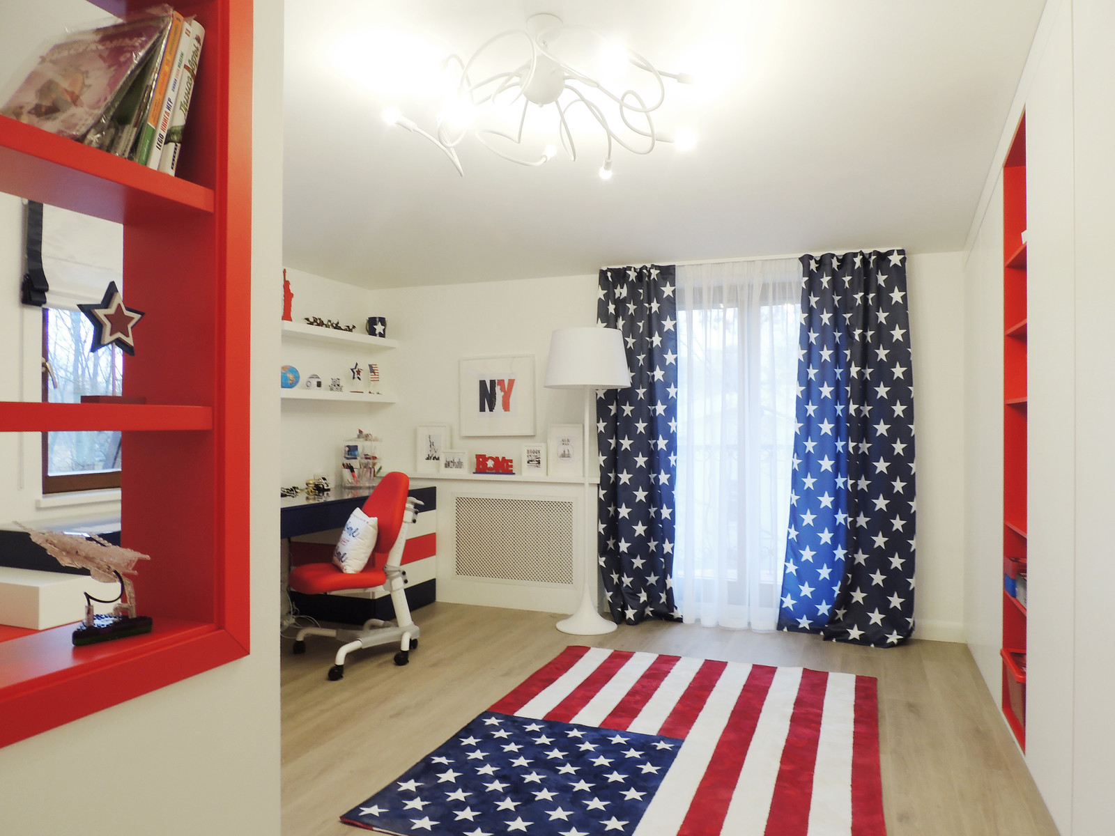 Обложка проекта: Детская в американском стиле