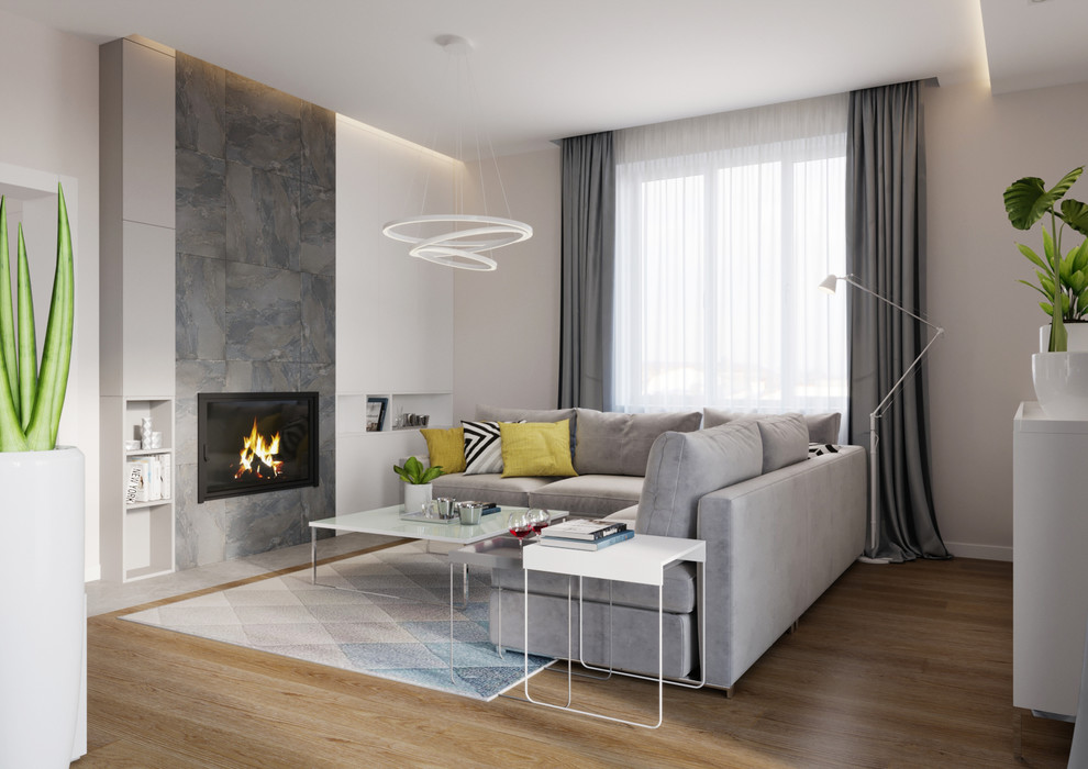 Кухня-гостиная в загородном доме