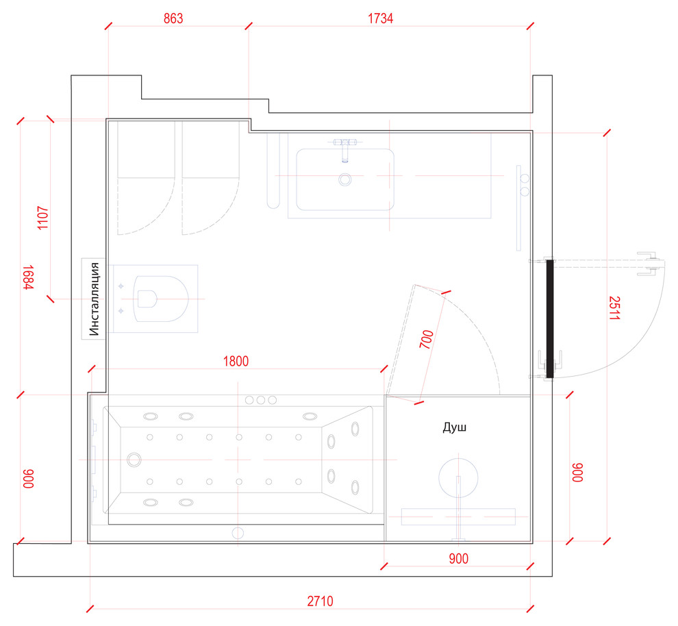 Дизайн малогабаритных санузлов