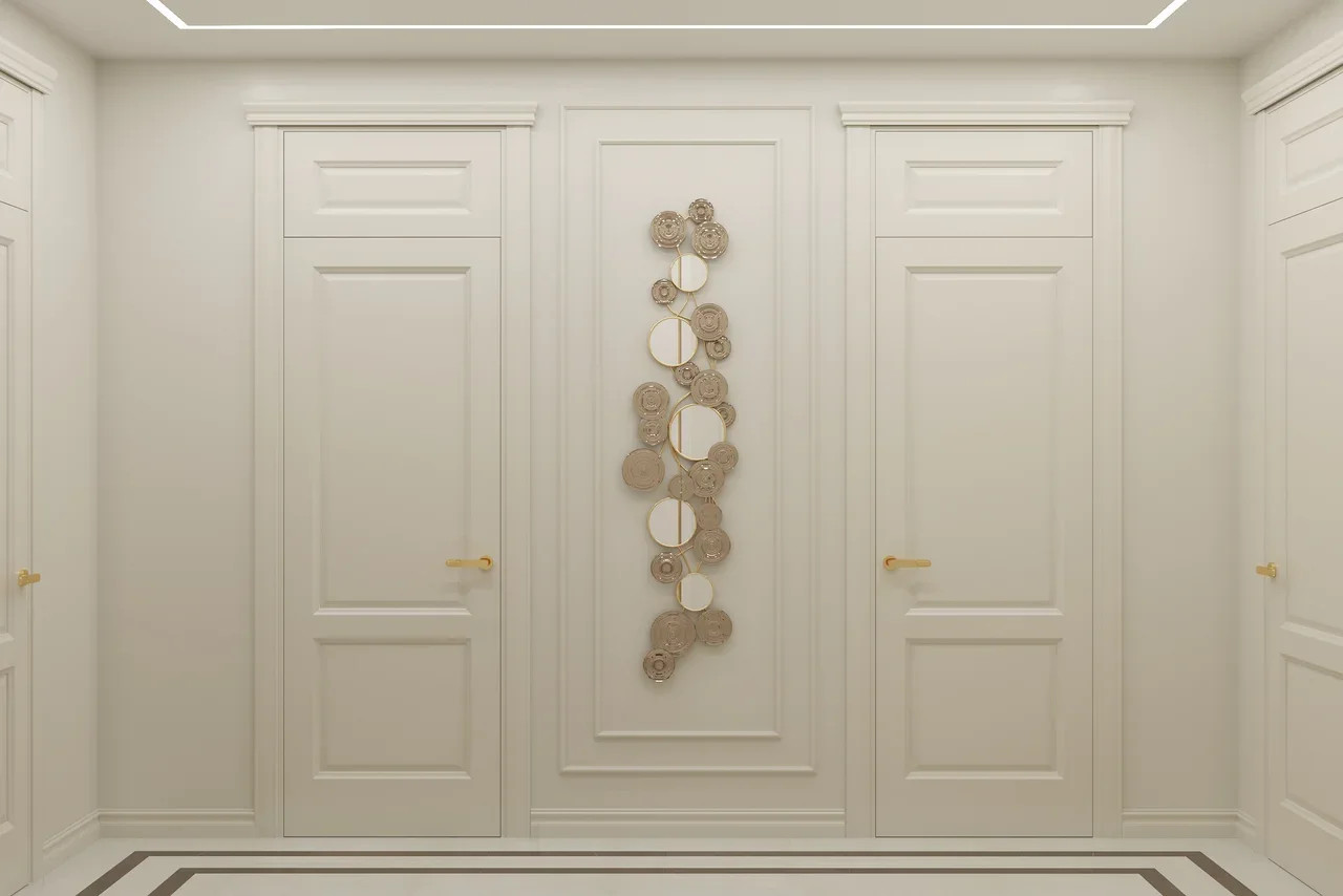 Частный дом, дизайн-проект неоклассика