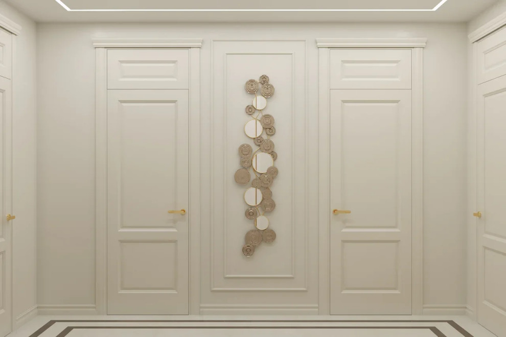 Частный дом, дизайн-проект неоклассика