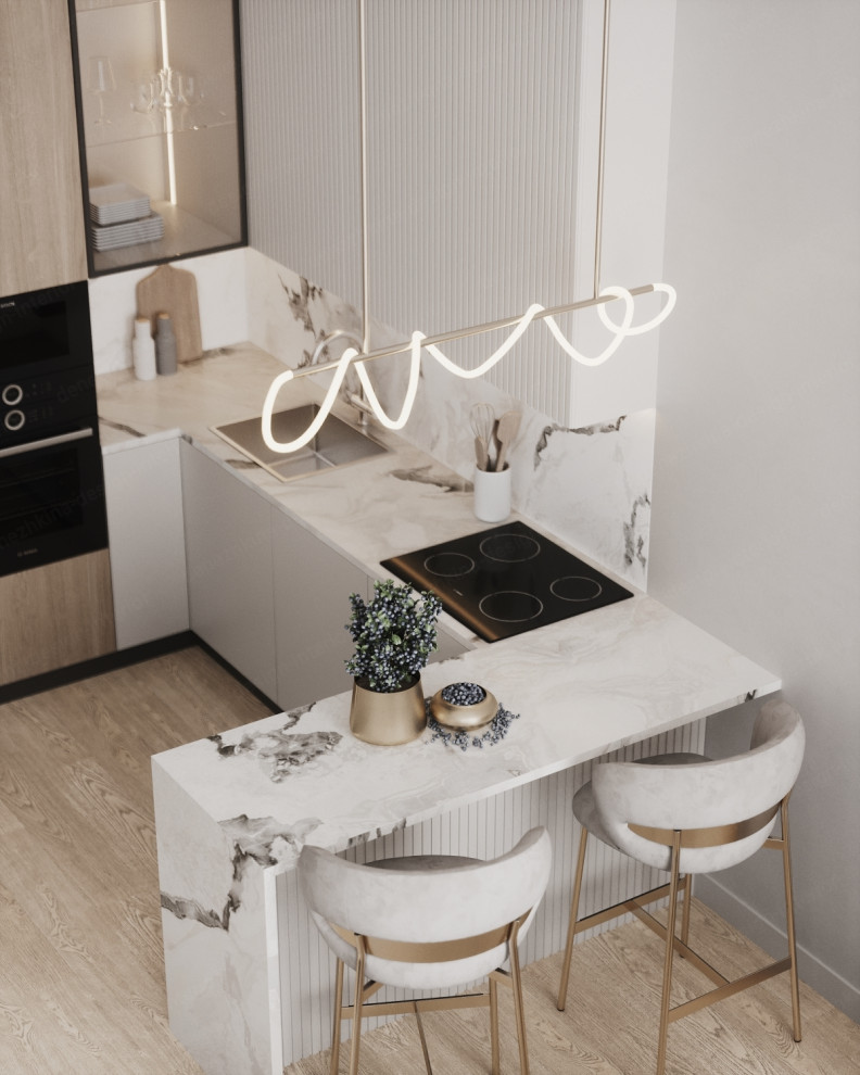 Дизайн проект 3 комнатной квартиры - ЖК Резиденция Архитекторов