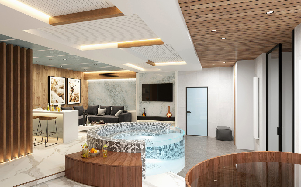 Спа зона в загородном доме