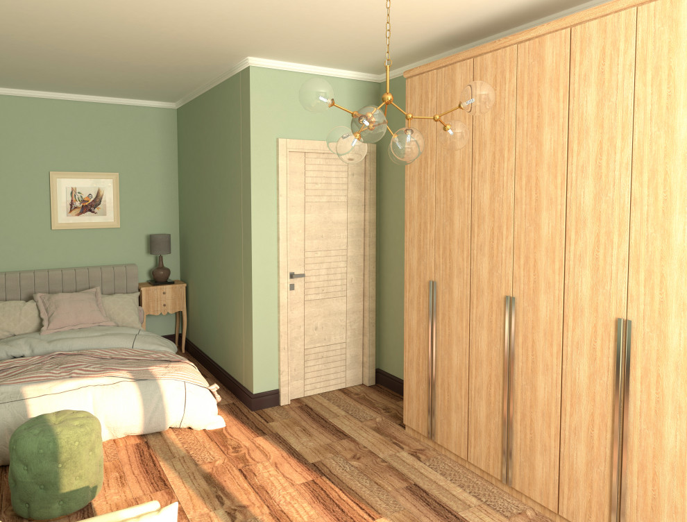 Однокомнатная квартира 34 кв.м. в трёх стилистических решениях.