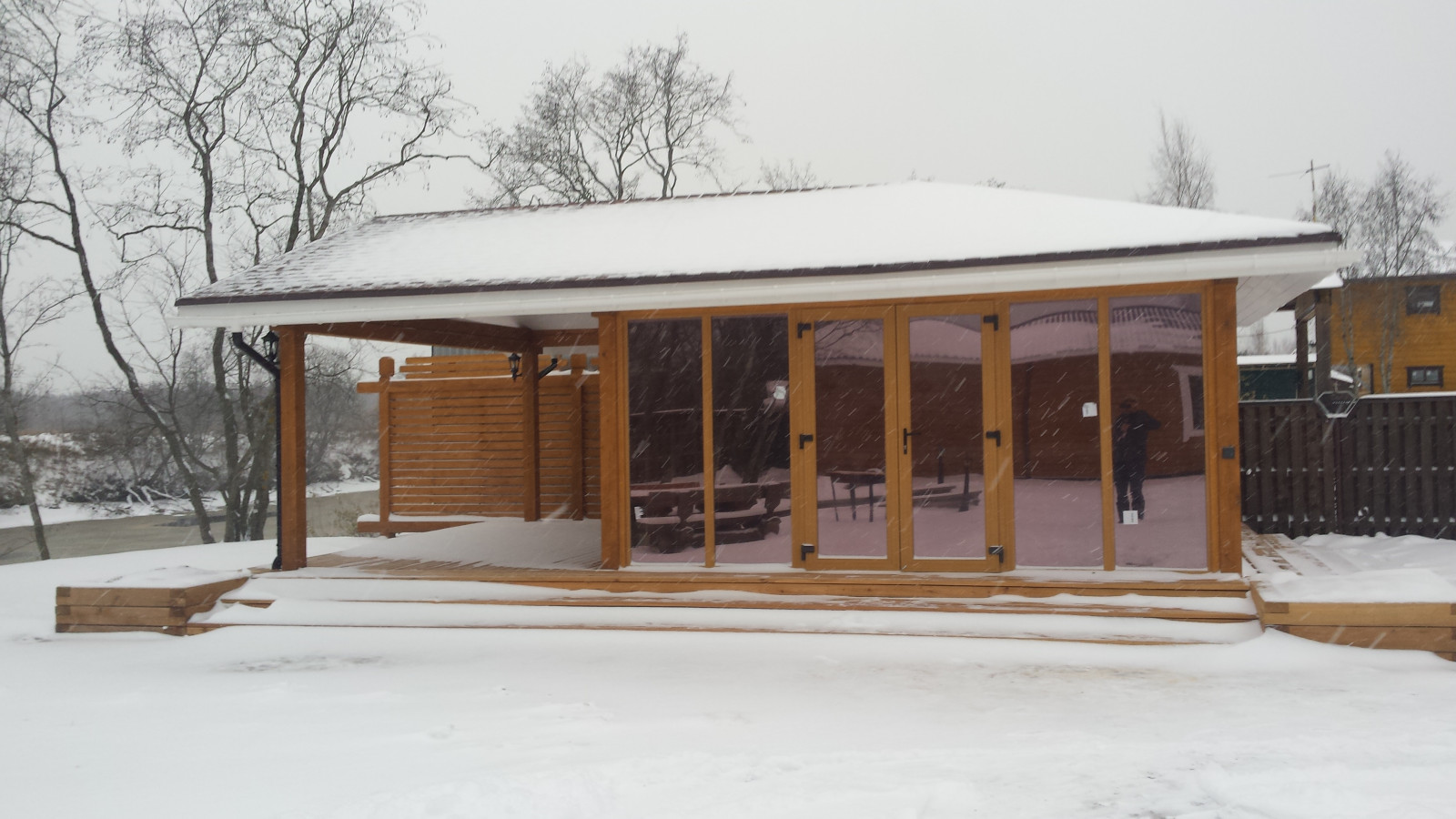 Обложка проекта: Летняя кухня с барбекю