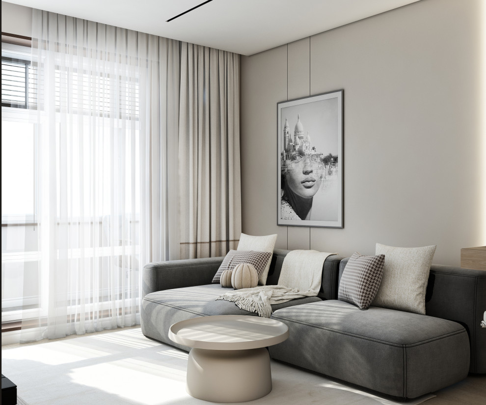 Обложка проекта: Гостиная в ЖК Комфорт Парк