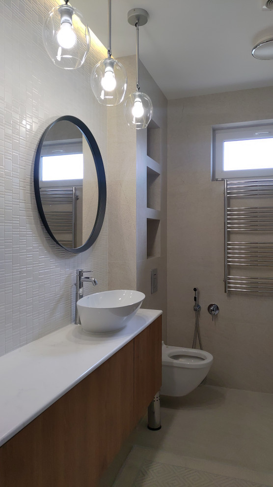 Частный дом в Нижней Гостагайке в светлом минималистичном стиле