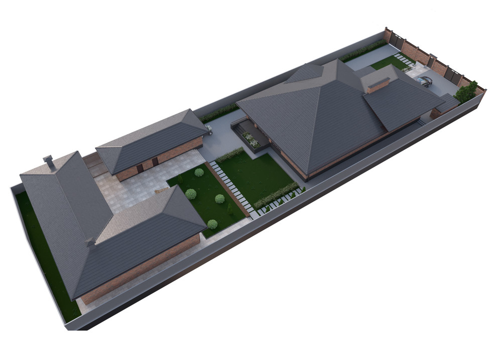 Частный дом с банным комплексом