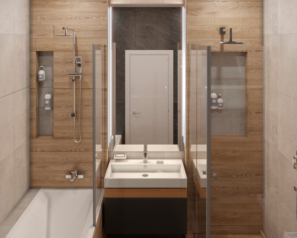 Дизайн интерьера квартиры в современном стиле в Екатеринбурге.