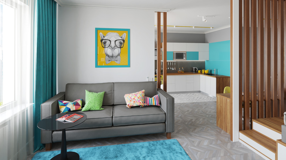 Уютная квартира-студия для молодой пары.