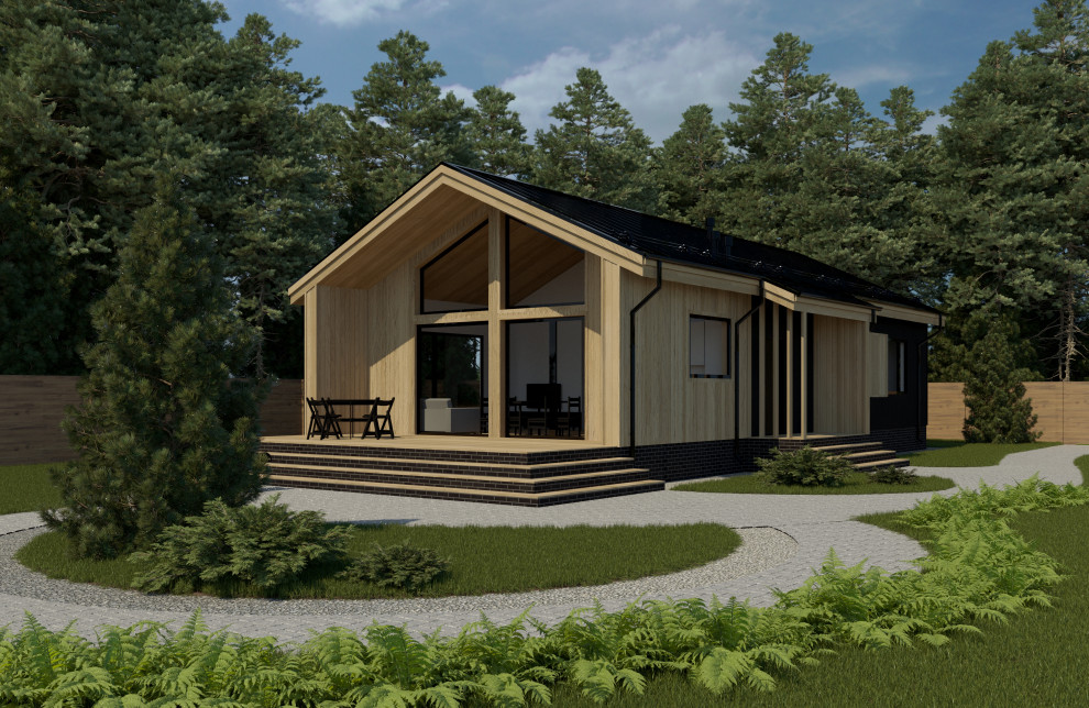 Обложка проекта: Каркасный дом 98м2