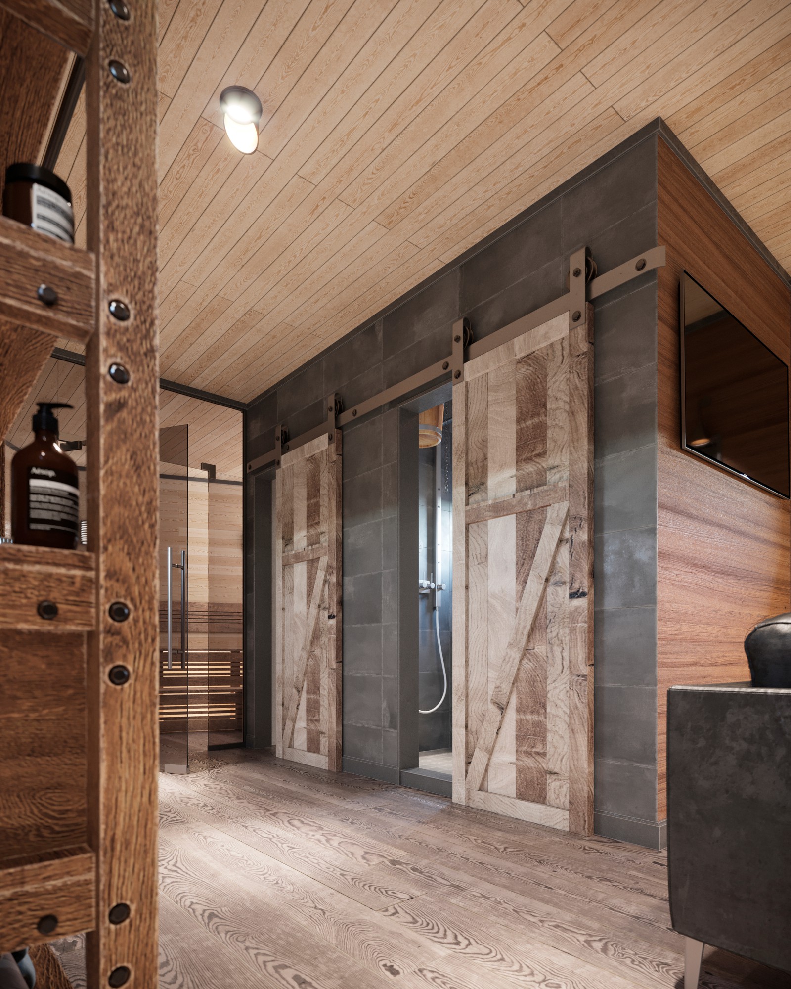 Гостевой дом в загородном доме.