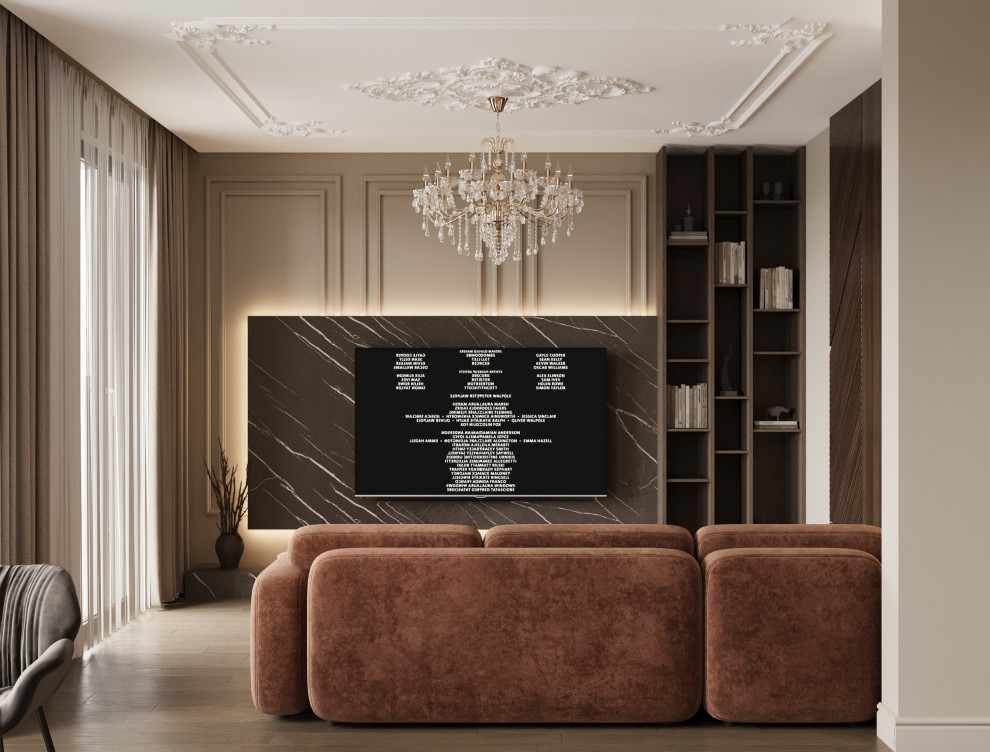 Дизайн 3-комнатной квартиры в клубном доме Futurist