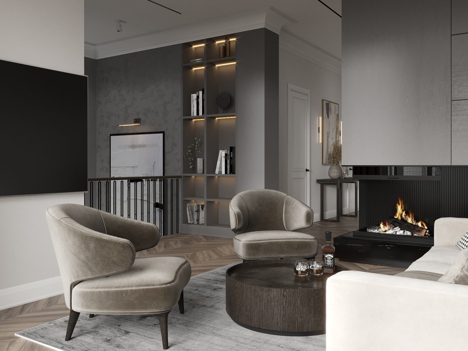 Дизайн-проект пентхауса 180м2 в г. Владивостоке