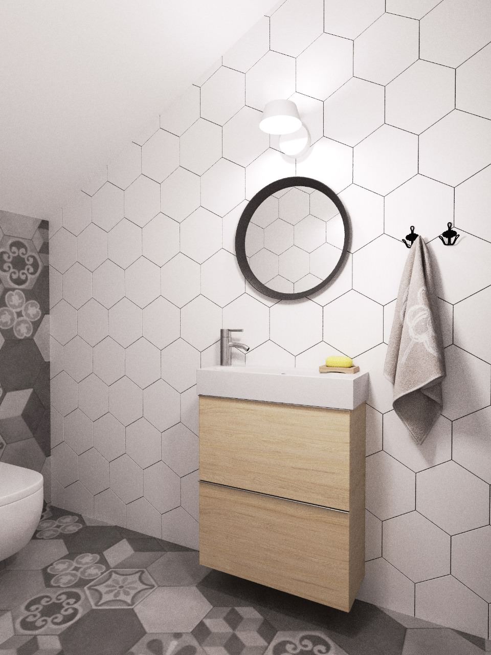 Дизайн проект квартиры 73кв.м. в пос. Зубово ЖК "Зубово-Лайф 2" для семейной