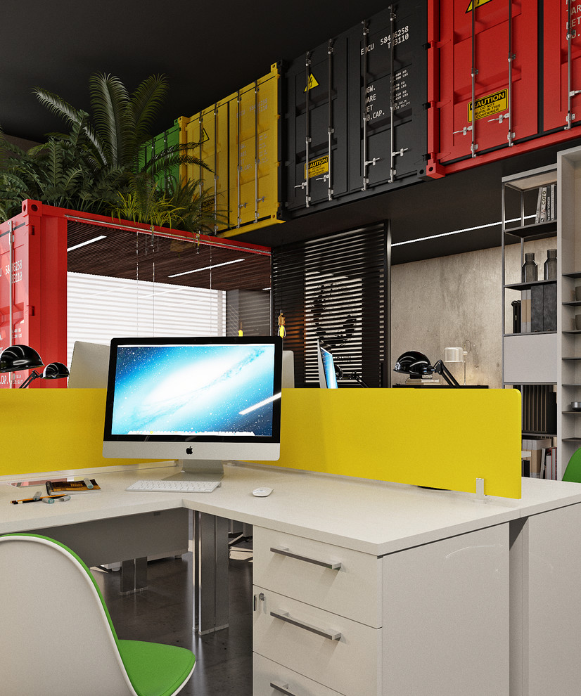 Лофтовый open space в офисном прострастве