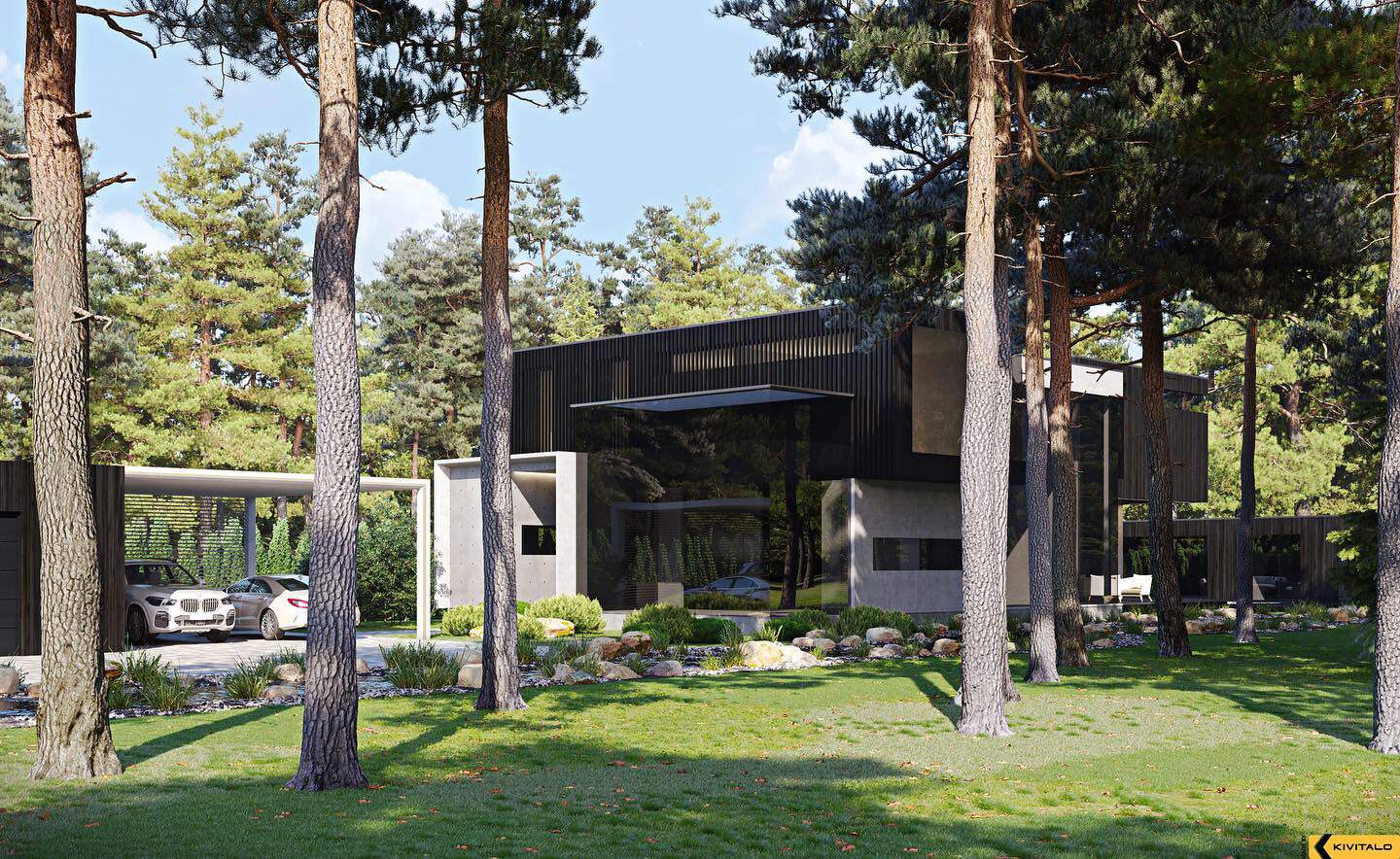 Обложка проекта: Дом на реке 450м2