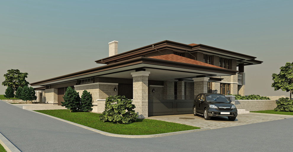 Дом в стиле Л.Райта