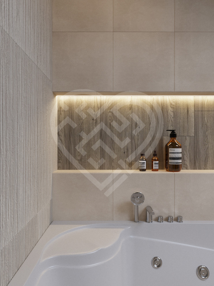 Дизайн интерьера дома из клеёного бруса в Подмосковье