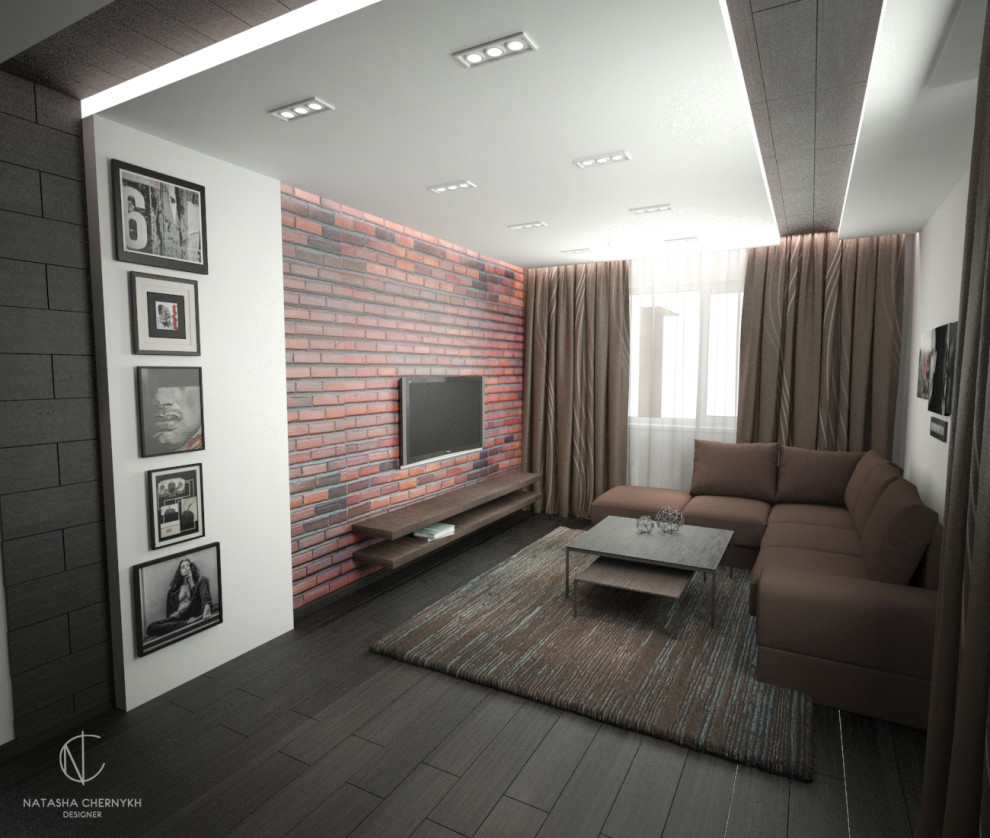 Квартира для молодого человека 60 кв.м // ЖК Олимпийский, Воронеж