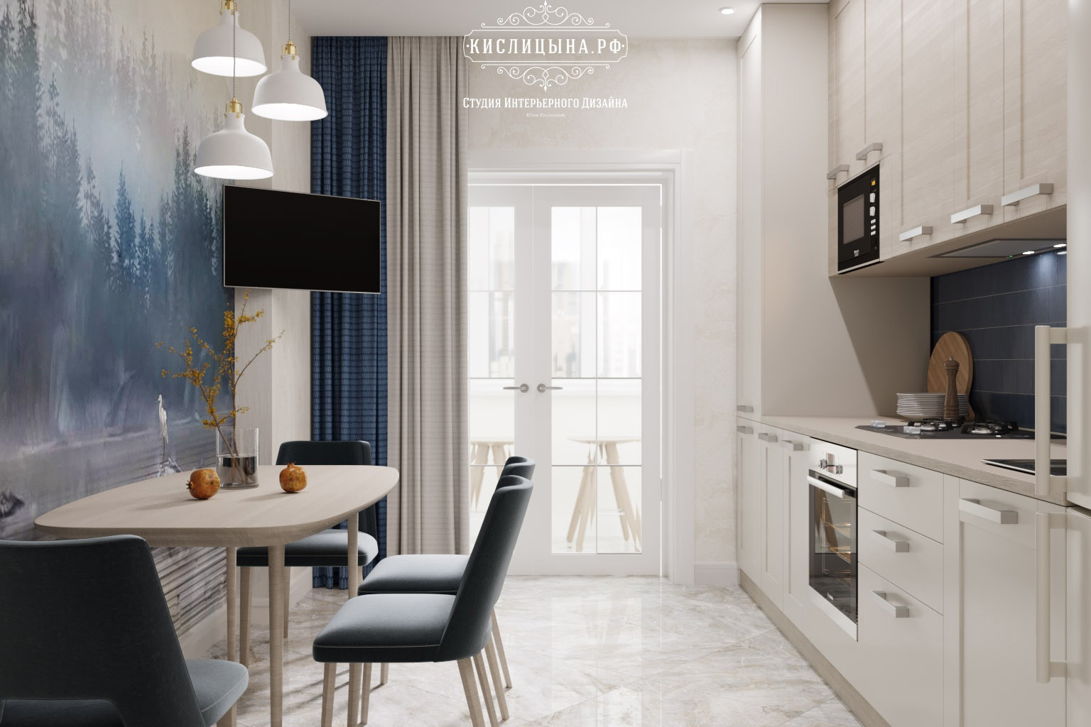 Кухня в жилом доме г. Рязань, ул. Новоселов