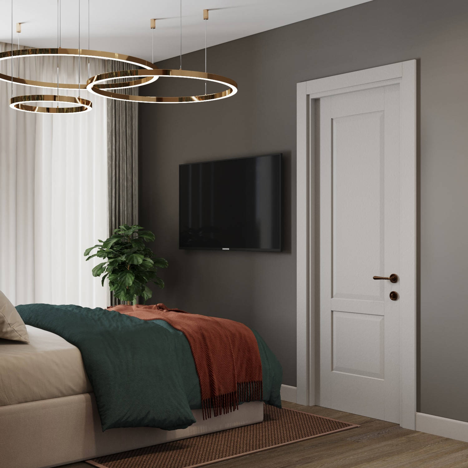 Дыхание леса, спальня