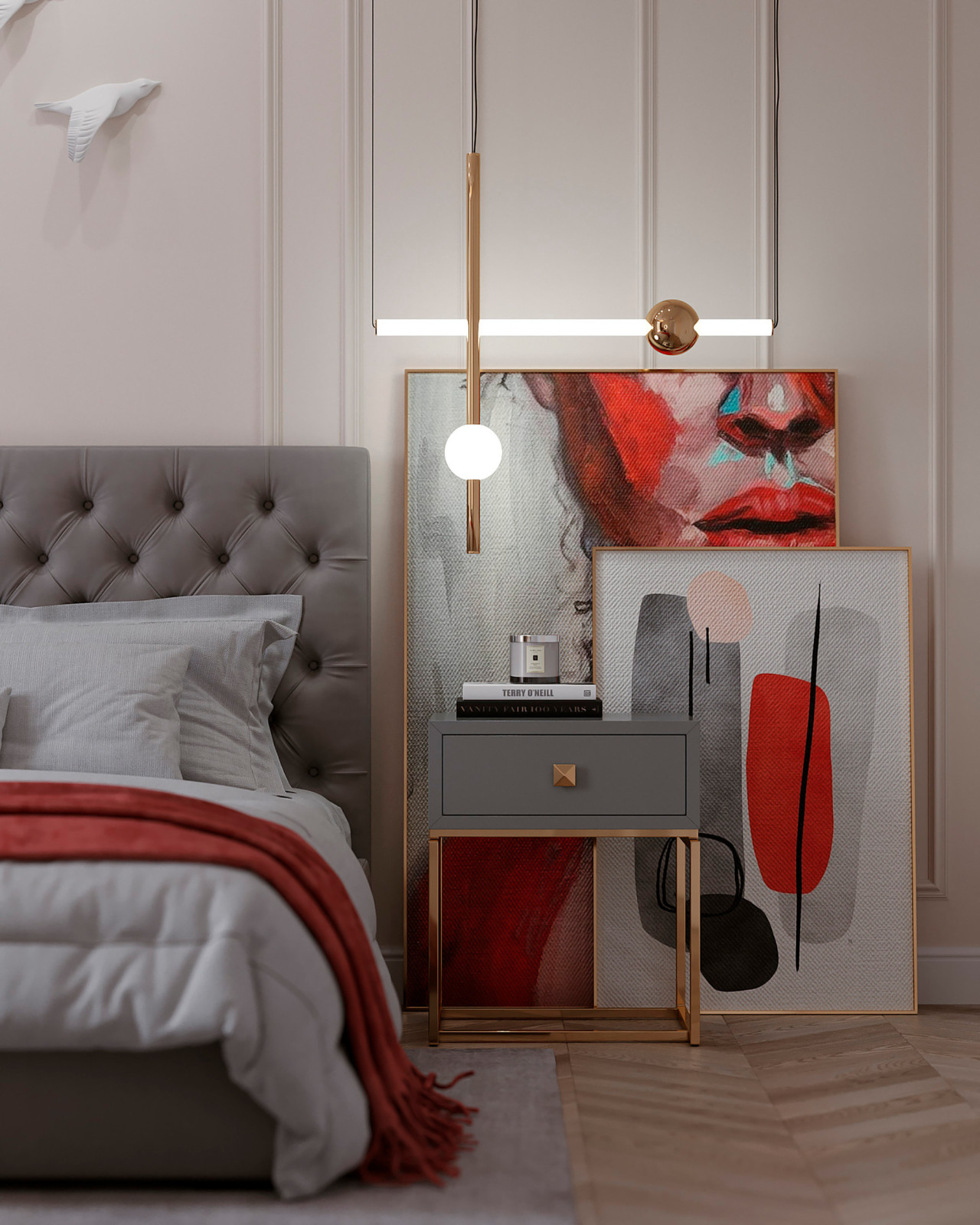 Двухкомнатная квартира в современной классике