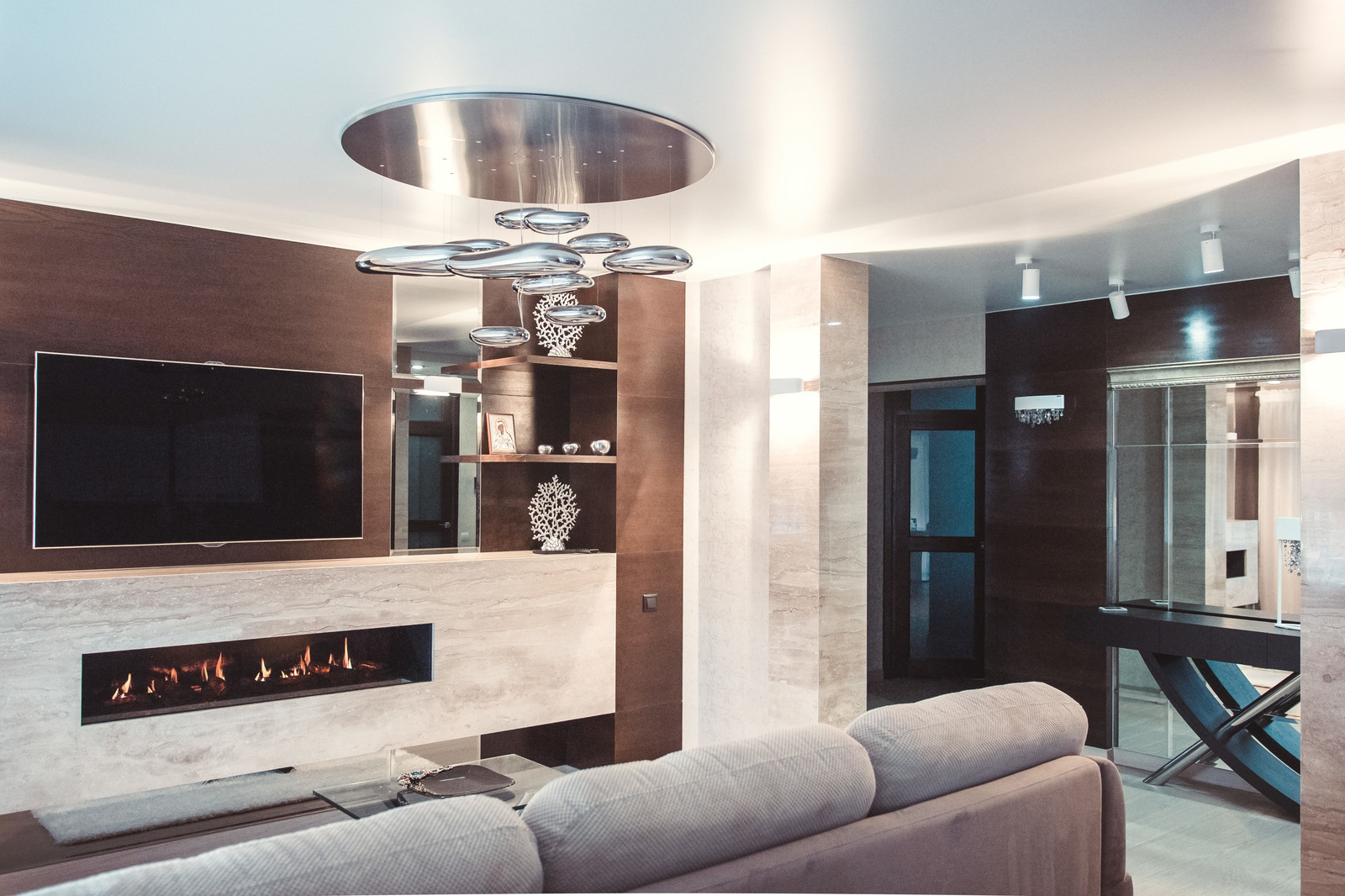 Кухня-гостиная в современном стиле