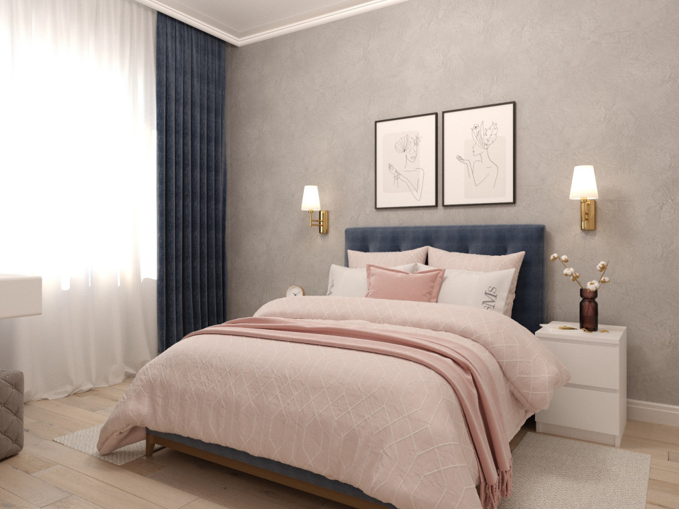 Дизайн проект квартиры 73кв.м. в пос. Зубово ЖК "Зубово-Лайф 2" для семейной