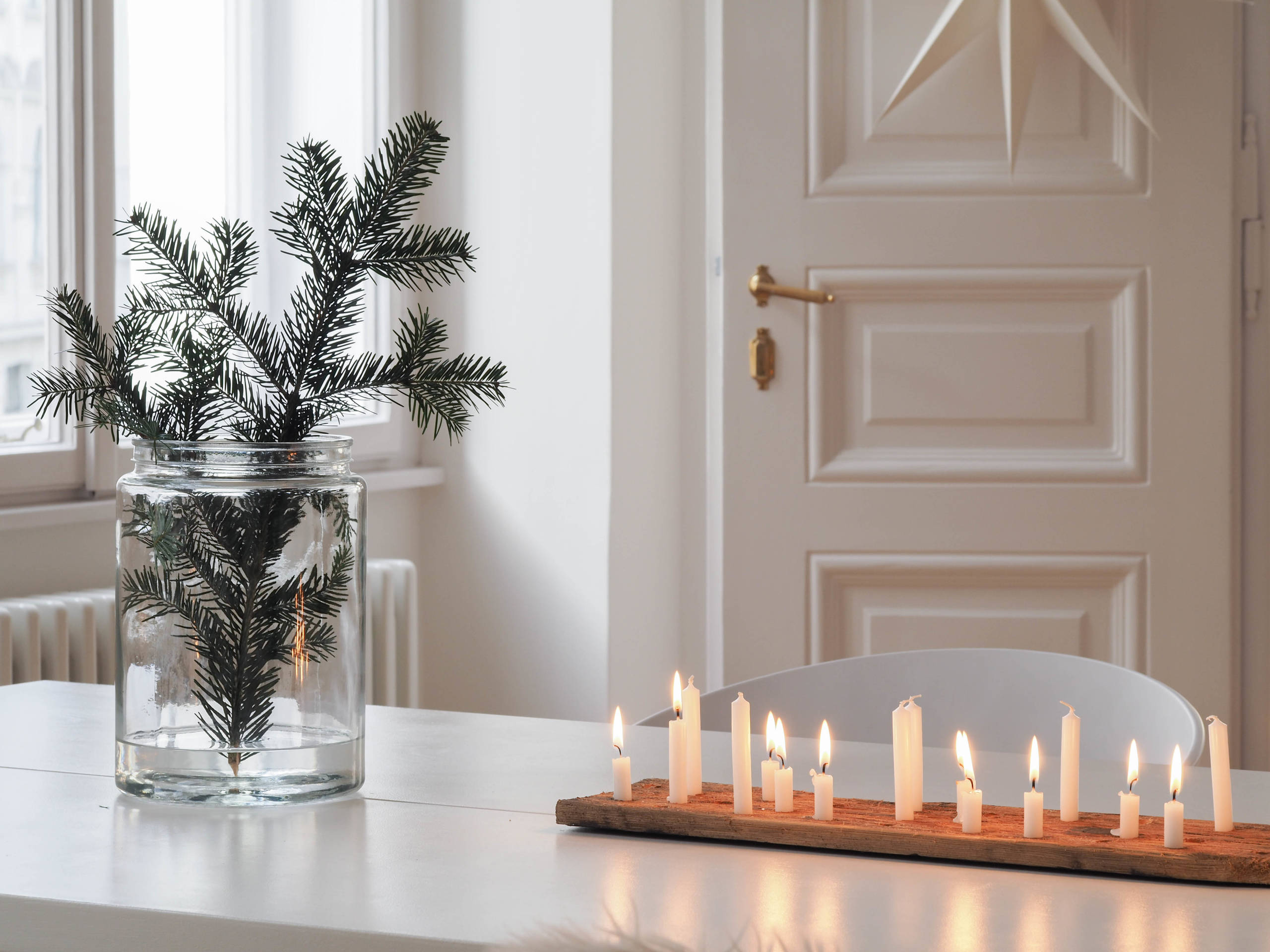 Houzz Австрия: Белое Рождество и белая квартира в Вене