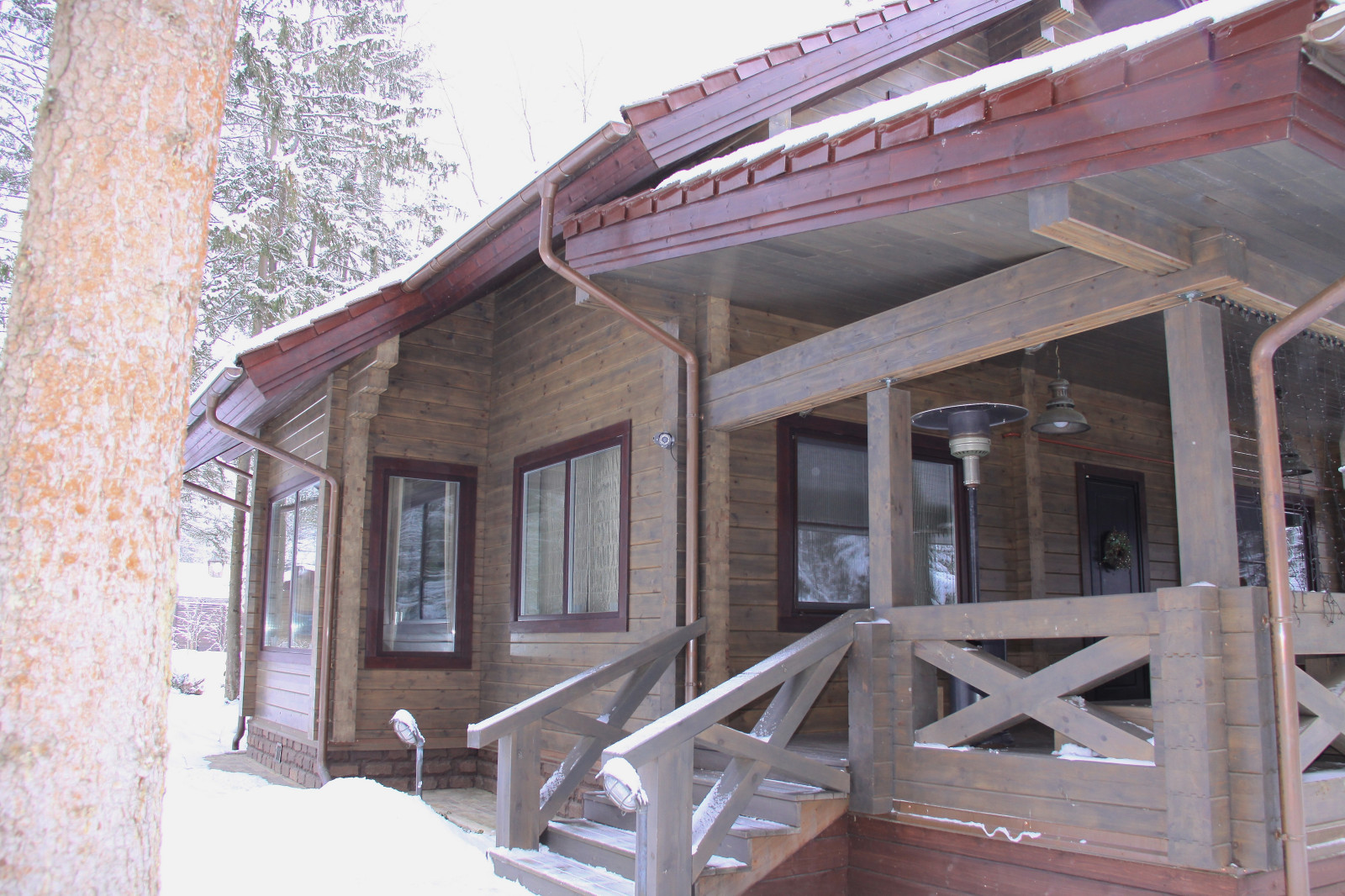 Дом из клееного бруса "Мезонин"