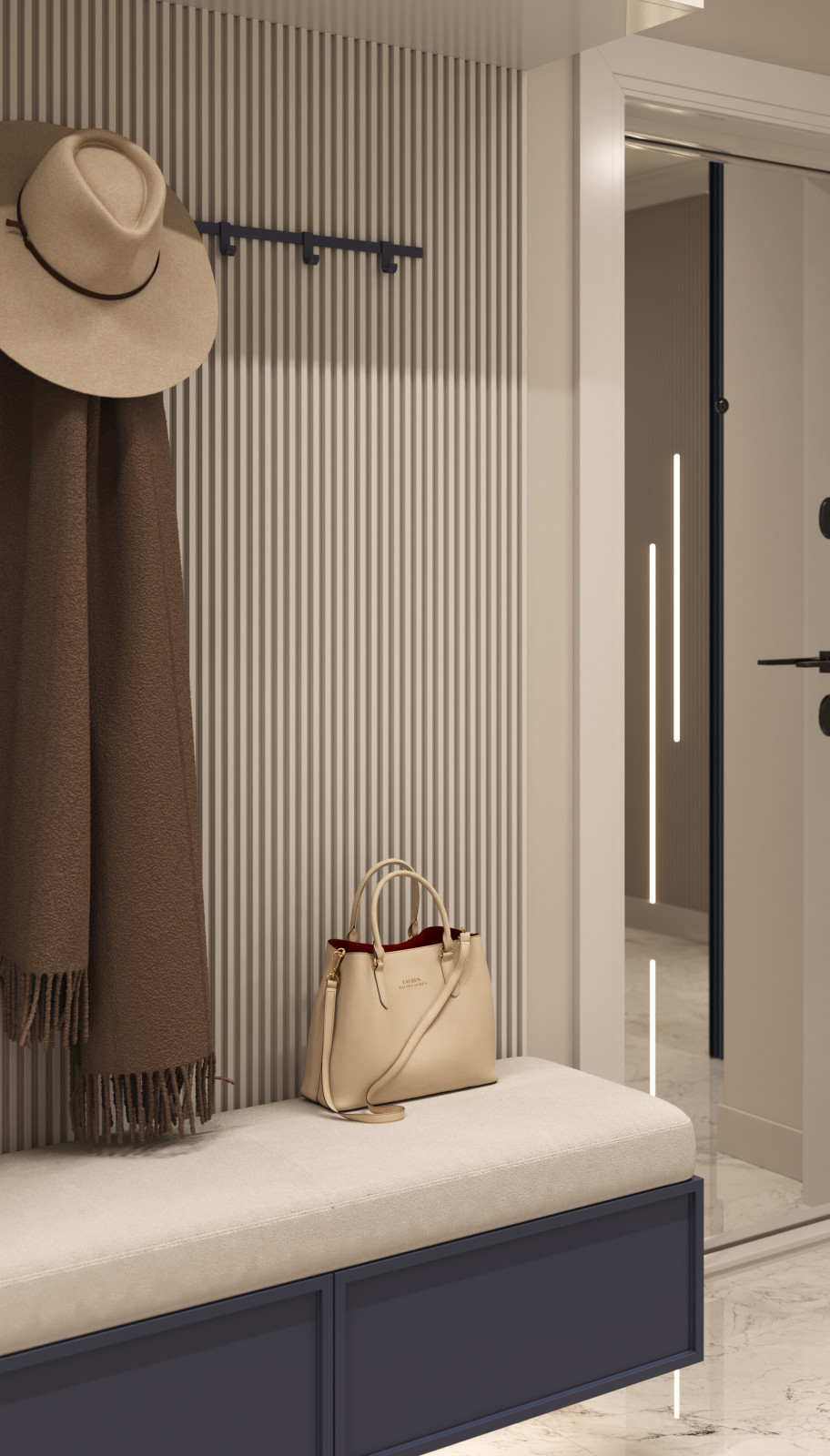 Проект трехкомнатной квартиры